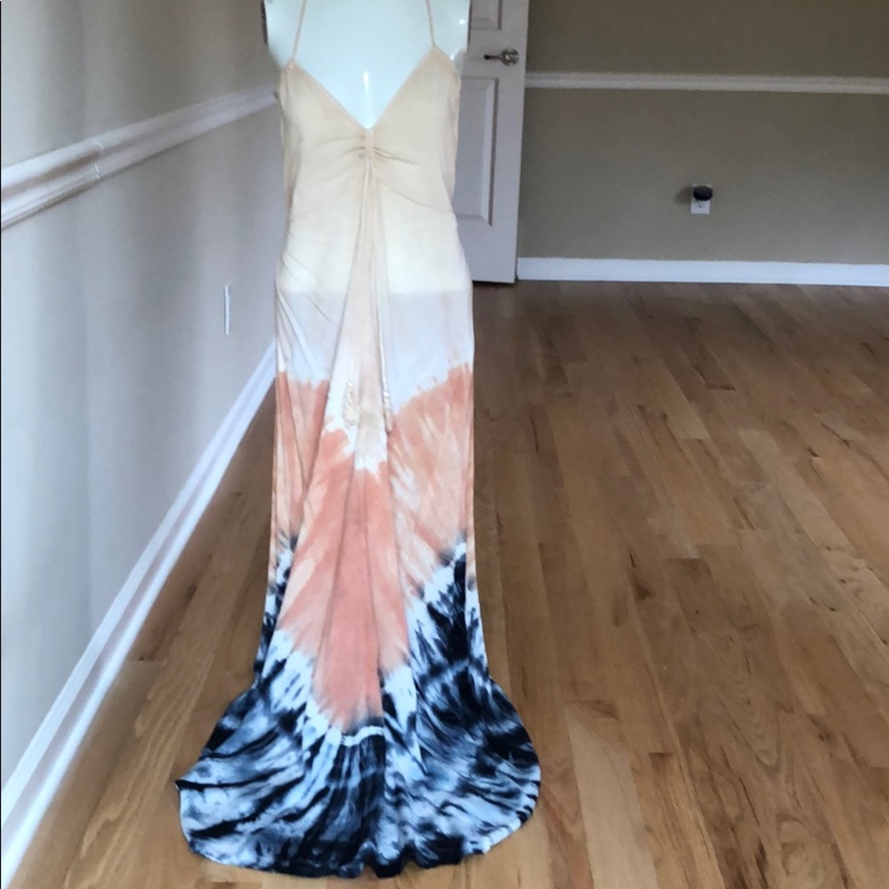 Sugar & Cream tie dye maxi NWOT